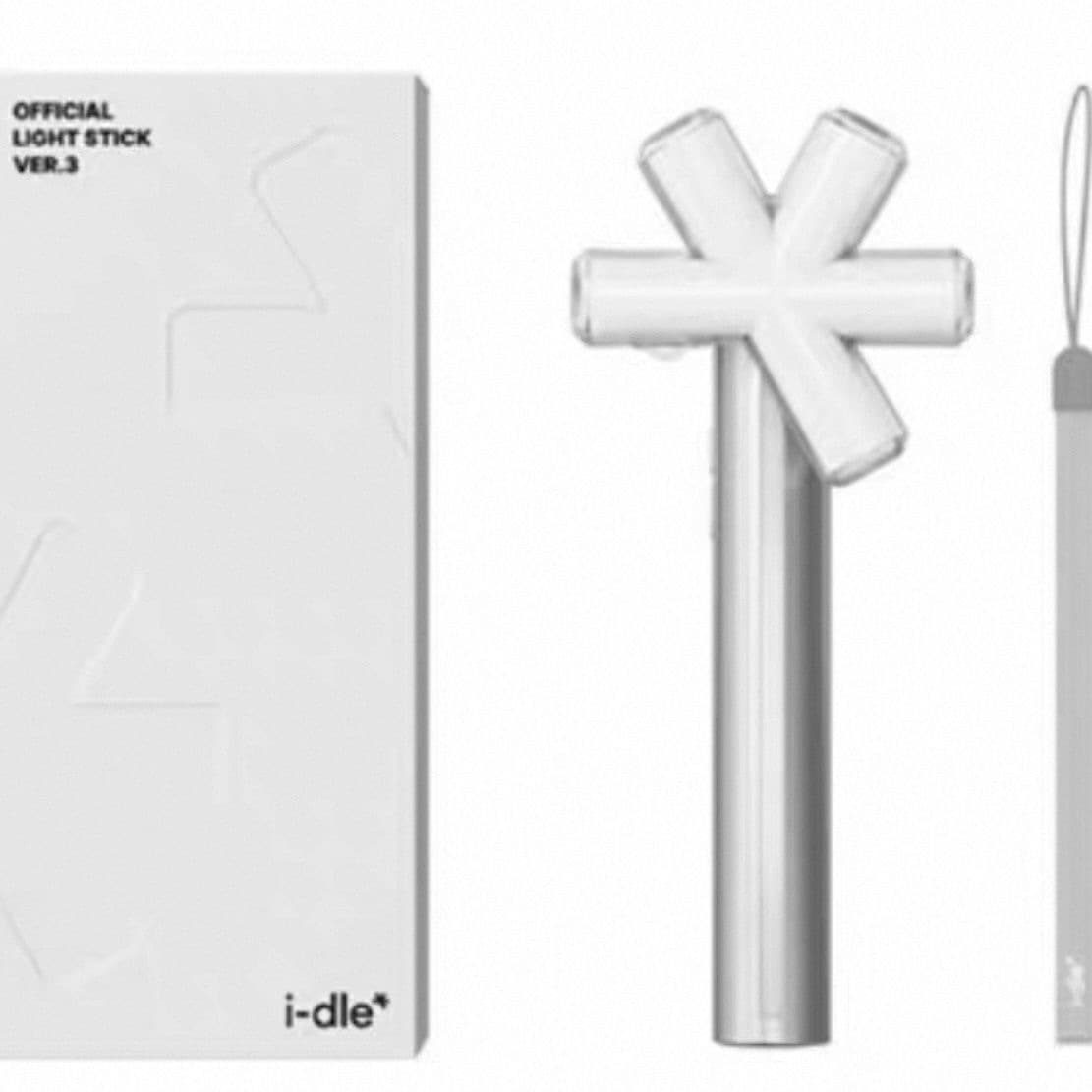 IDLE Support Light Mini Card, IDLE 3rd Generation Light Stick, (G)I-DLE Lightstick, Fan Merchandise Glow Stick