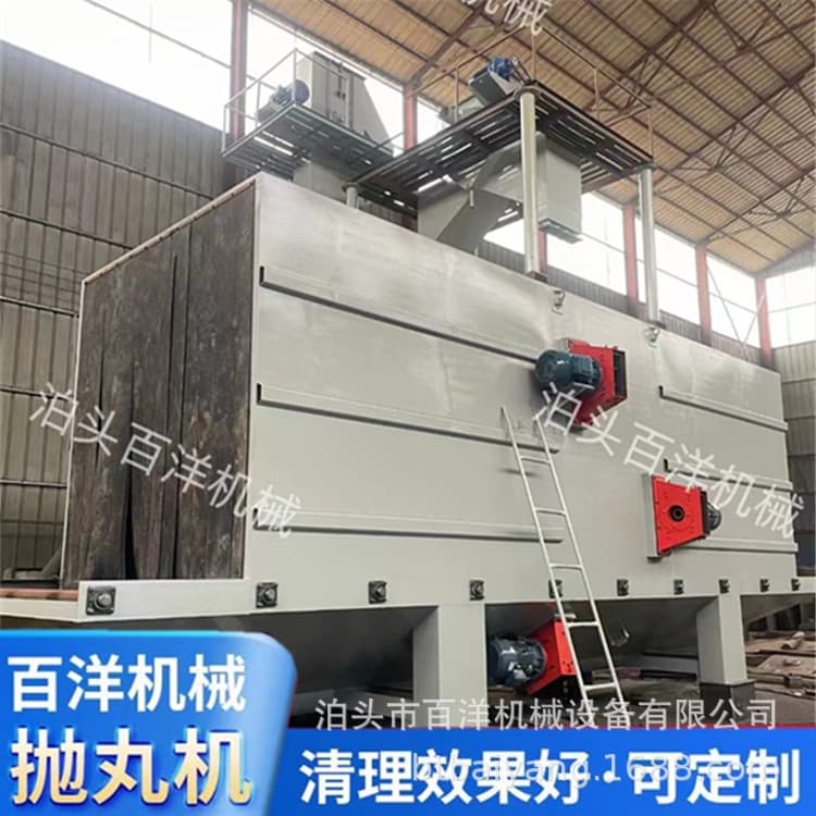 Roller Type Shot Blasting Machine, No-pit Through-type Sandblasting Machine, Aluminum Polishing Rust Removal Descaling Enclosed Cleaning Machine