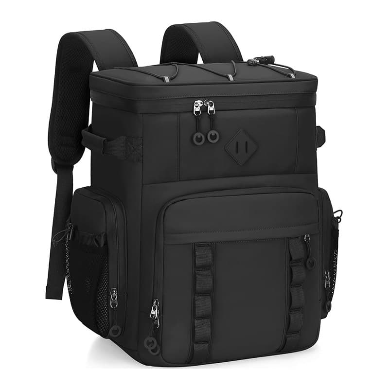 New Cooler Bag Insulated Refrigerated Backpack Double-Layer Waterproof Soft Cooler Bag Backpack Cooler Leak-Proof Lunch Backpack