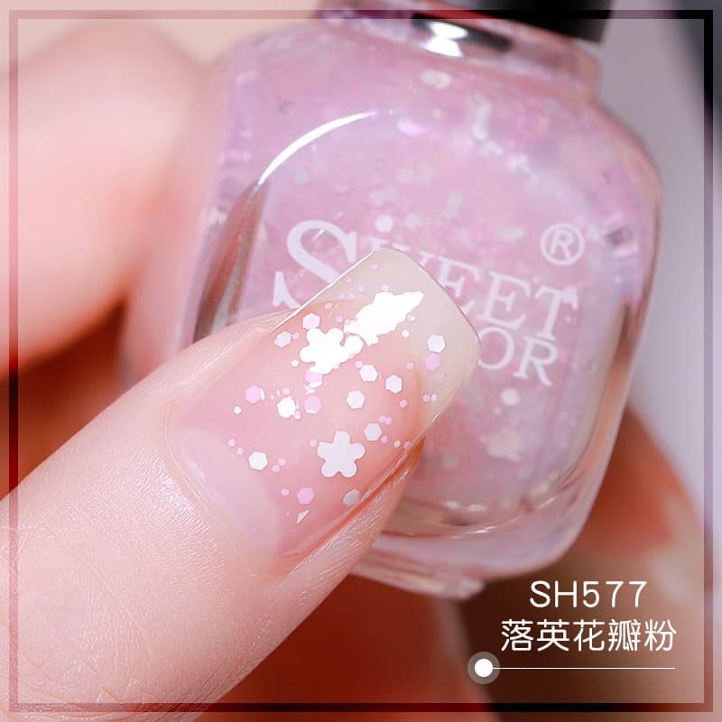 Health Select 2026 New Flash Pink Nail Polish Gel No-Bake Quick-Dry Nail Art Drop Shipping Source Factory