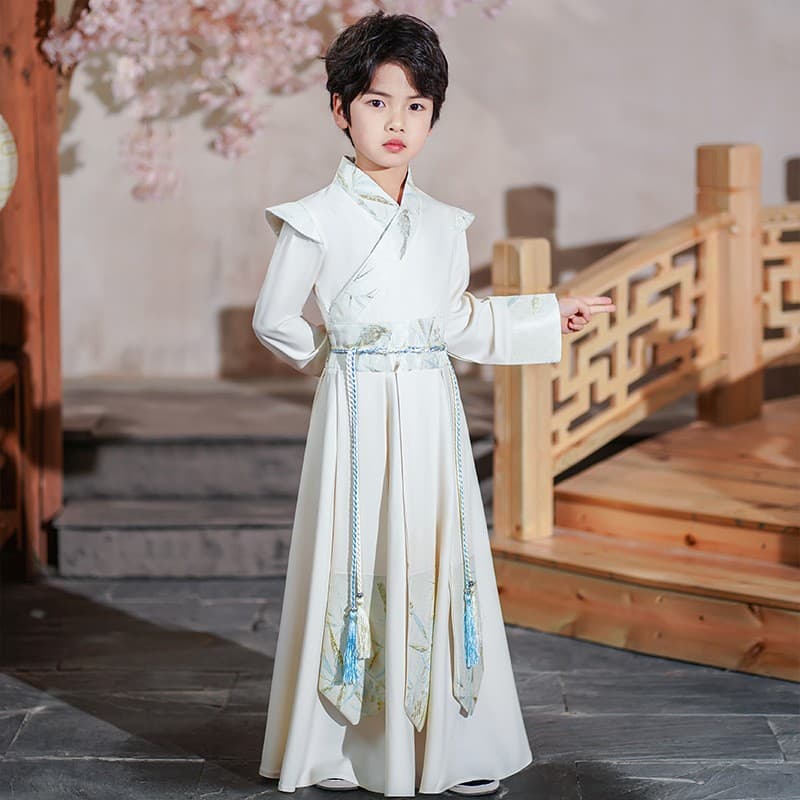 2025 New Spring/Summer Original Children's Hanfu Boys' Ancient Costume, Handsome Xia Ke Fu Tang Suit Performance Wear Wholesale