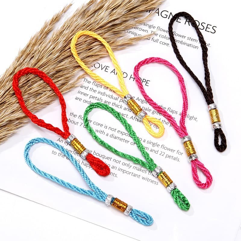 Wholesale Premium Chinese Knot Rope End Handle Rope Thick Metal Silver Bead Pendant Tassel In Stock Novel Craftsmanship Good DIY