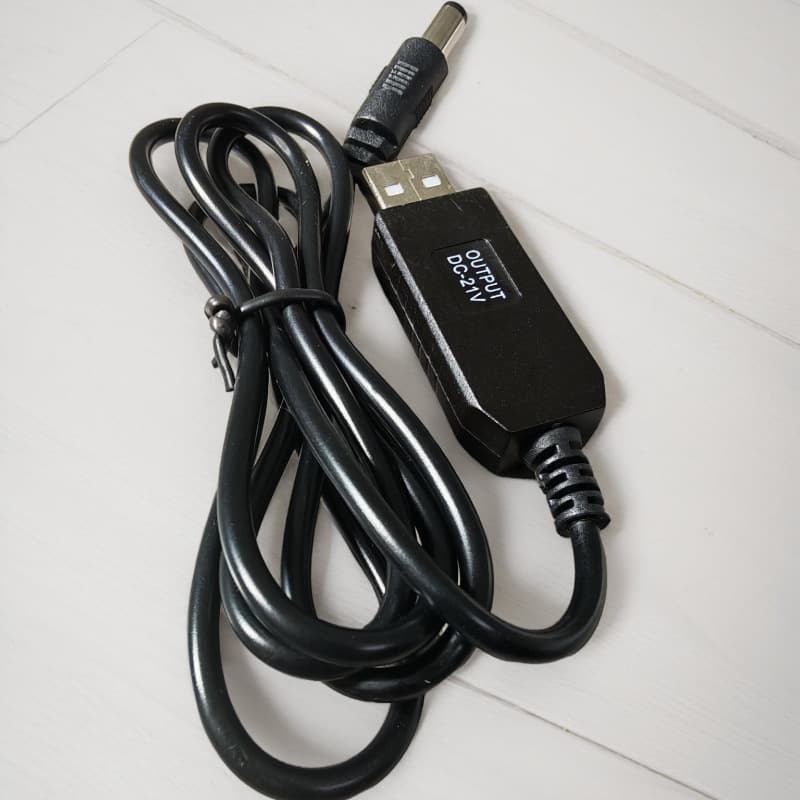 21V Lithium Battery Charging Line USB Boost Cable Power Line for 5 Cells Special Charging High Quality Durable Efficient