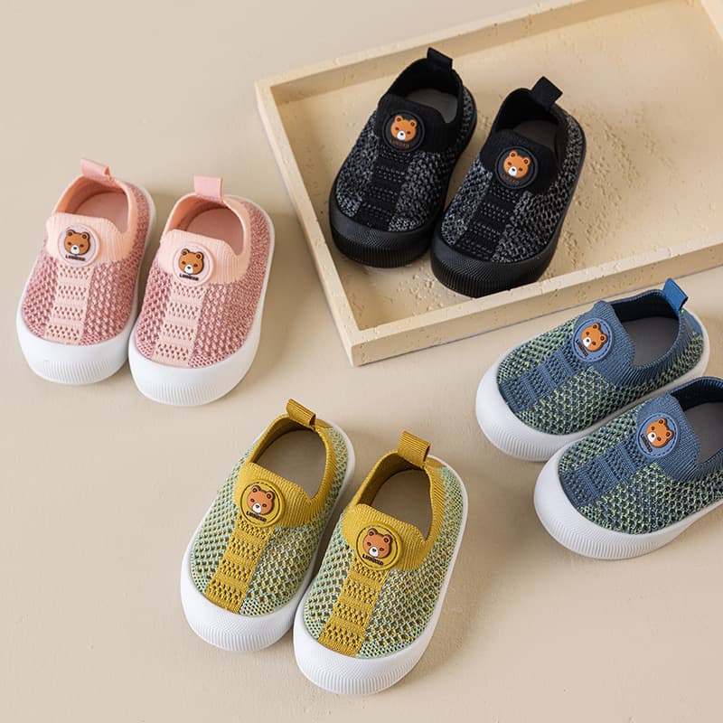 Spring/Autumn Baby Sandals 0-3 Years, Non-Slip Breathable Walking Shoes for Boys and Girls, Soft Sole Closed Toe Walking Shoes