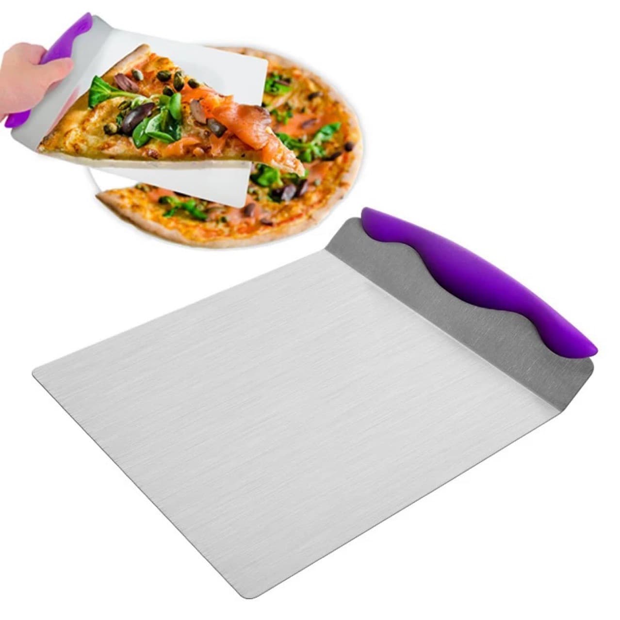 In-Stock Wholesale Stainless Steel Cake Safe Transfer Tool Piping Transfer Spatula Bread Shovel Baking Tool