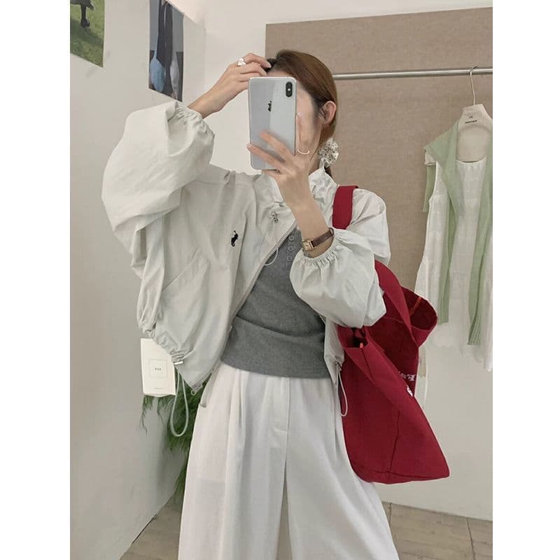 Women's Summer Sun Protection Jacket 2026 New Style Comfortable Loose Fitting Versatile Hooded Short Jacket Top