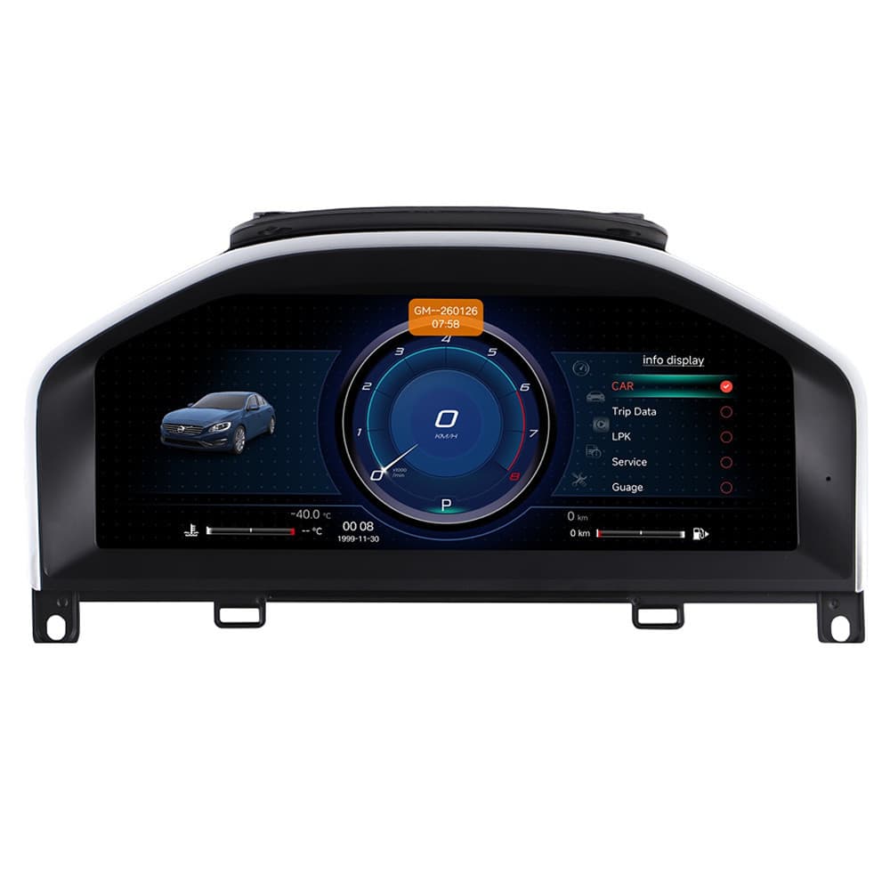 12.3-inch for 2015-2017 Volvo XC60 LCD Instrument Cluster Modification with Built-in Carplay