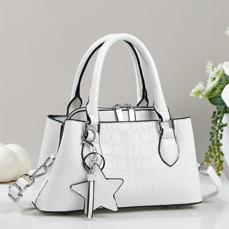 Atmospheric Minimalist Fashion Stone Texture Light Luxury Crossbody Bag Elegant Minimalist Shoulder Handbag Women's Trendy Bag