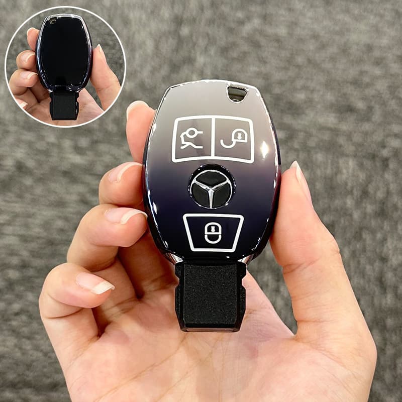 New Mercedes-Benz C260L Key Case for Women C200L Cover GLC300L Buckle S400L Protective Shell S450L Car S-Class
