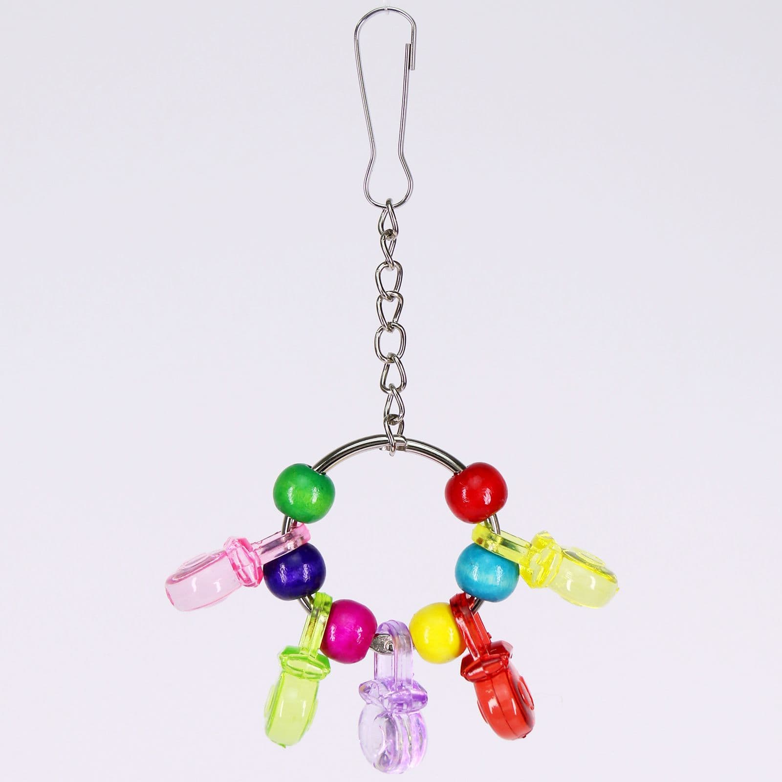 Bird Toy Small Chewing Hanging String for Cockatiel and Lovebird, Bird Cage Decoration, Bird Supplies, Boredom Relief Parrot Toy