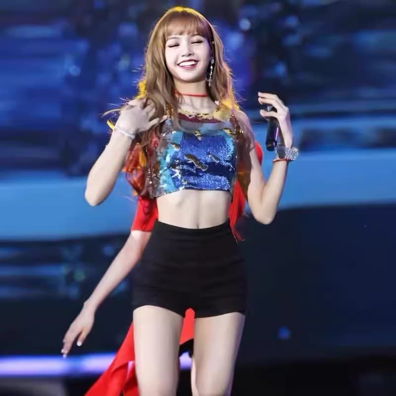 Lower Body Disappearing Shorts Women's High-Waisted Black Jazz Dance DS Pants for Spring/Summer
