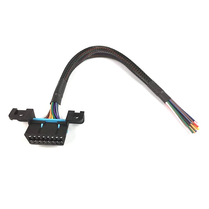 16PIN J1962F OBD2 Female to Open Cable