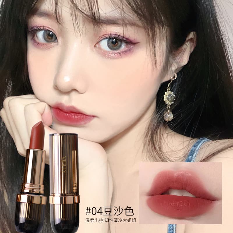 VIBELY Velvet Matte Lipstick, Long-Lasting Non-Fading Flattering Color, Live-Streaming Viral Gift Box Lipstick