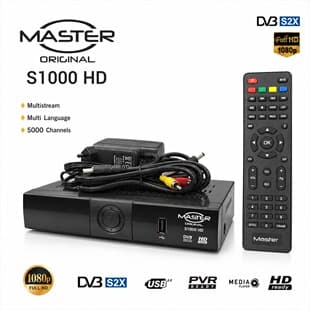 Ghana Master Digital TV Set-top Box DVB-S2X Supports Receiver + Satellite + WiFi
