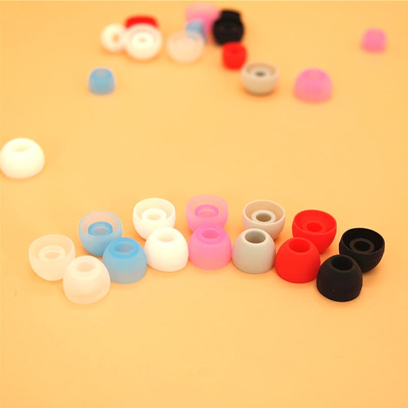 High-End 4.5mm In-Ear Bowl-Shaped Silicone Ear Tips, Soft Texture Headphone Silicone Covers, Eight Colors Available