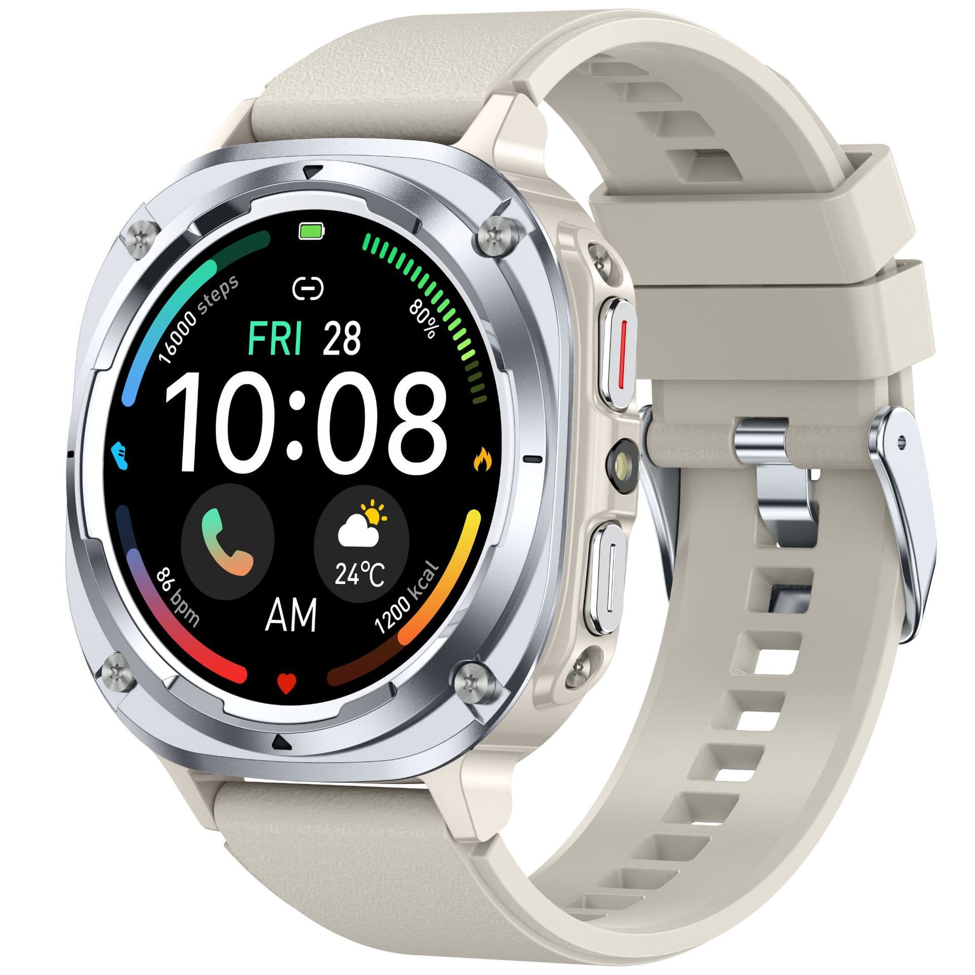 Baiyimei S90 Smart Watch Heart Rate Blood Oxygen Health Monitoring Sports Bluetooth Call Smart Health Monitoring