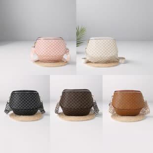 Large Capacity Bag 2025 New Retro Letter Print Crossbody Chest Bag Women's Shoulder Bag Crossbody Bag