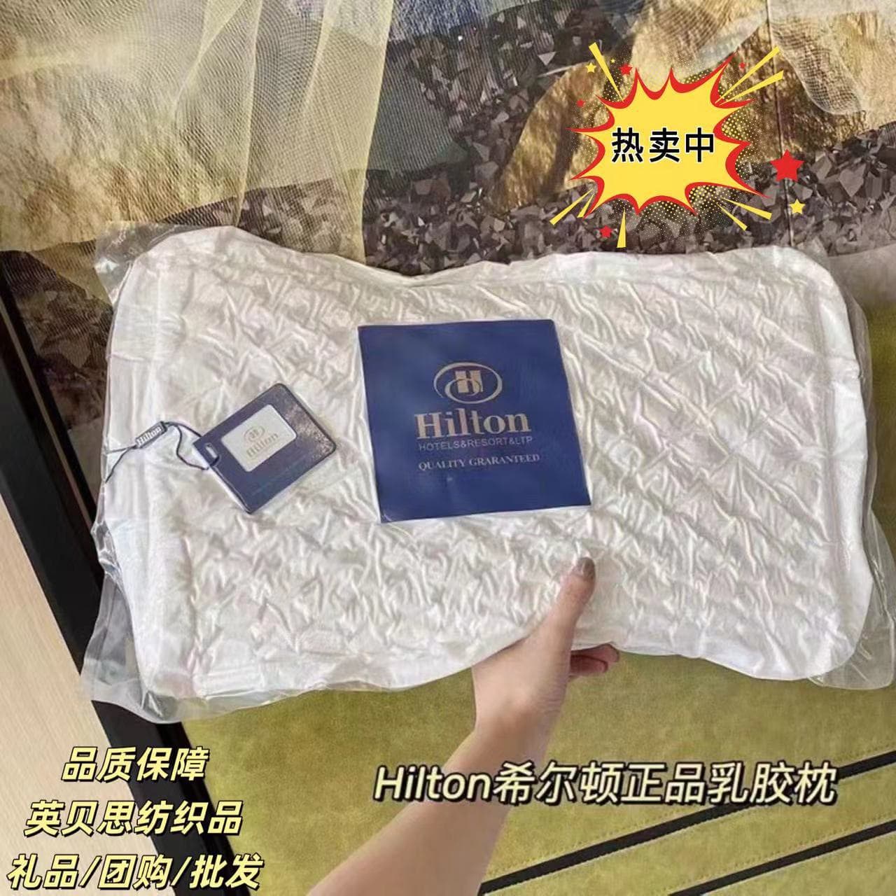 Factory direct sales latex pillow for Hill Hotel special pillow Langya latex pillow core gift wholesale