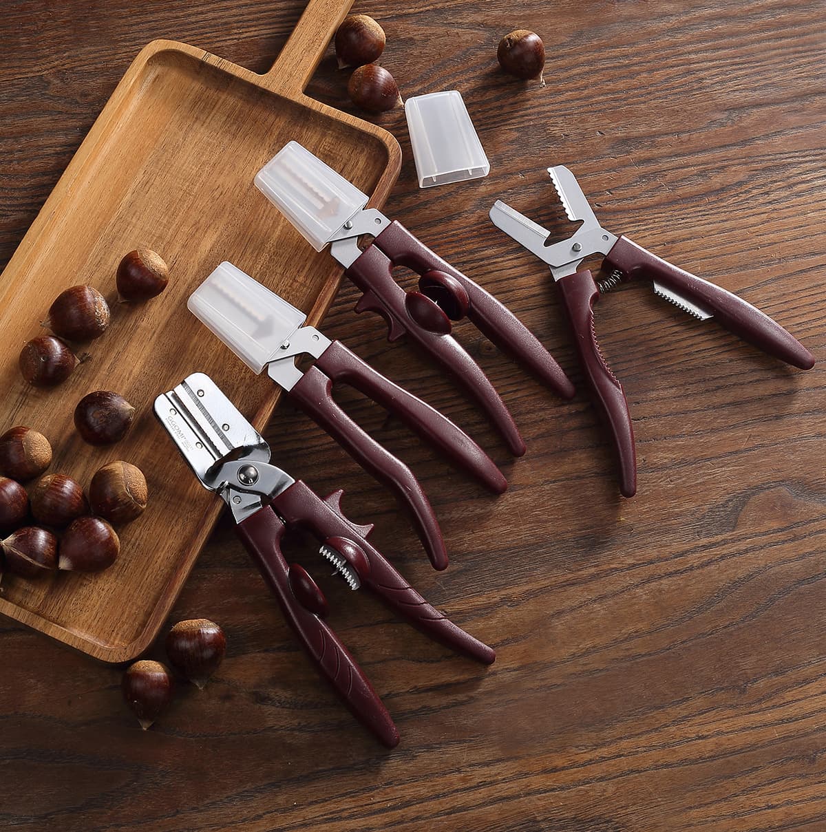 Chestnut Opener Tool Chestnut Splitter Peeler Sheller Cracker Nut Shell Scissors