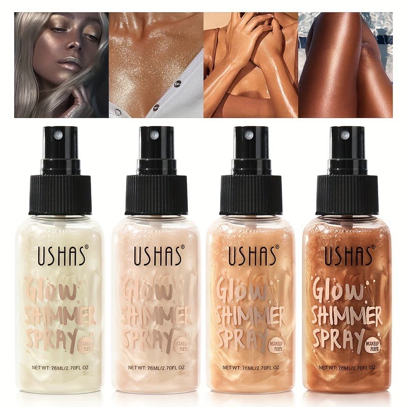 USHAS Cross-Border Best-Selling Liquid Highlighter Foundation Concealer Long-Lasting Waterproof Oil-Proof Shimmer FS294