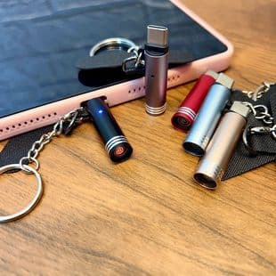 Type-C Phone Car Cigarette Lighter, Mini Car Lighter, Air Blow Ignition, Rechargeable Electronic Windproof Lighter