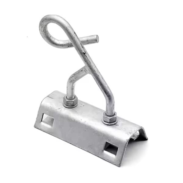 Factory wholesale export of hot-dip galvanized communication bracket hooks and fixed bases for power and optical cable fittings from South America and Africa.