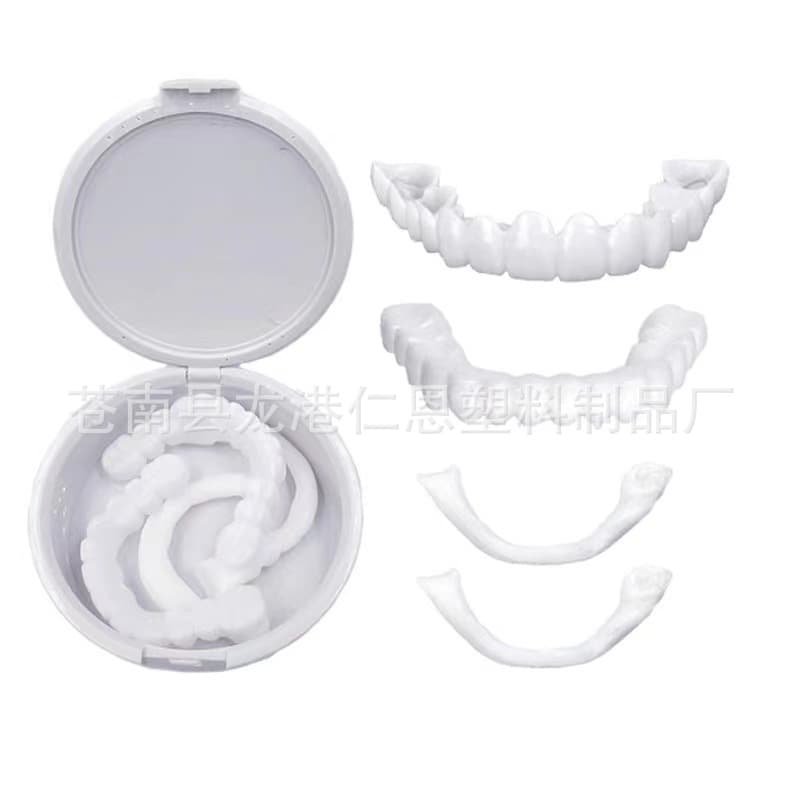 Silicone Teeth Whitening Tray, Simulation Dental Tray, Whitening Kit, False Teeth Stickers, Invisible Whitening Trays