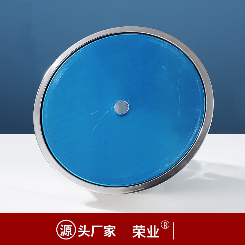 Stainless Steel Hot Pot Ring, Induction Cooker Sink-style Round or Square with Lid, Steel Ring Hot Pot Table Hole Patch, Induction Cooker Pot Ring