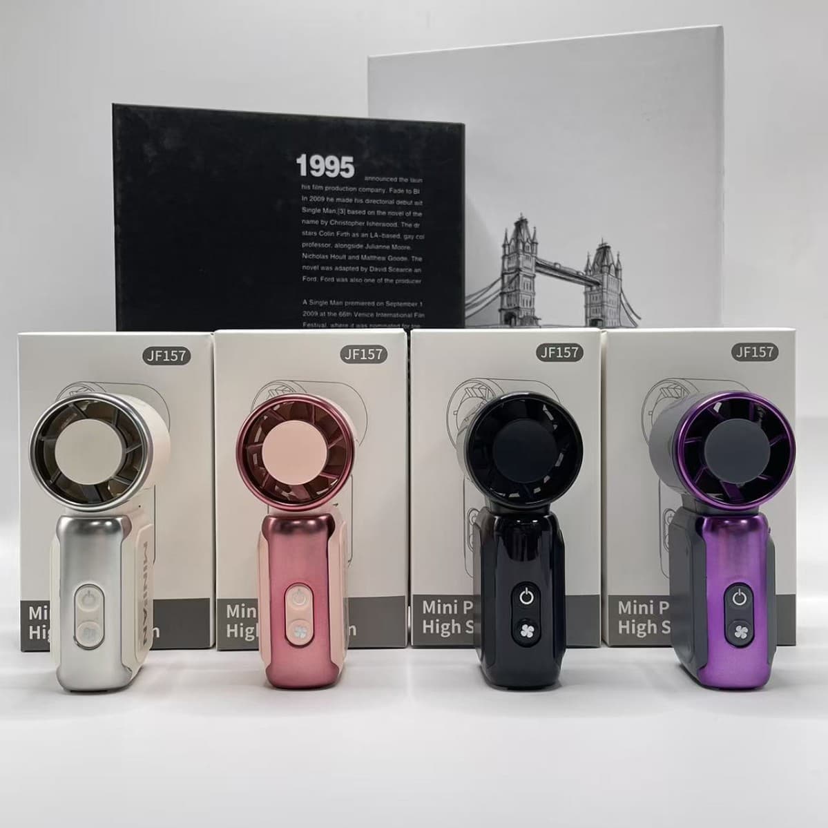 Cross-border Ice Compress High-Power Handheld Mini Pocket Fan Cooling Electric Fan Portable Outdoor Cycling Fan