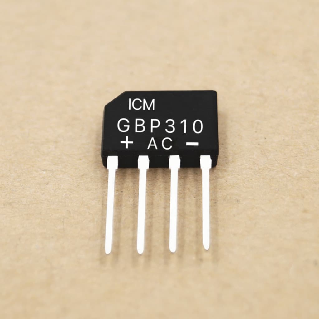 Bridge Rectifier KBP210/GBP210 Electronic Components Bridge Rectifier 50A GBP High-Power Rectifier