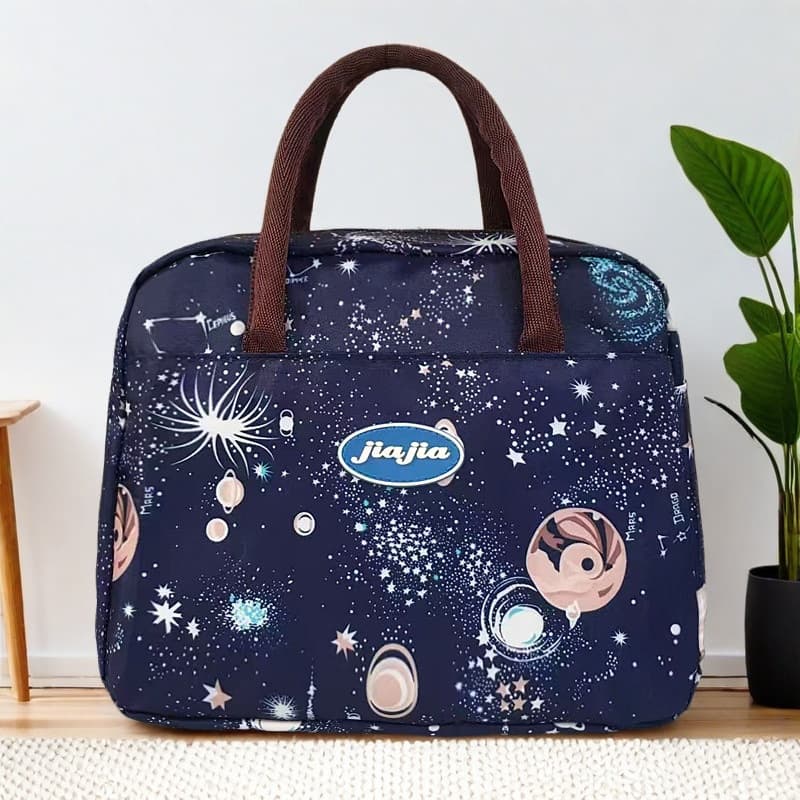 2024 New Handbag Women's Bag Thickened Water-Repellent Lunch Bag Mommy Small Cloth Bag Oxford Cloth Handheld Mother Bag