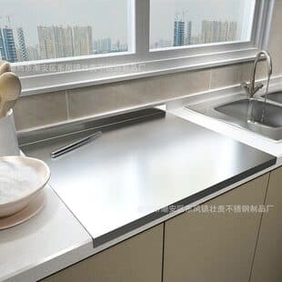 Wholesale Custom Stainless Steel Rolling Pin Board, Chopping Board, Large Kitchen Countertop Kneading Board, Antibacterial Anti-Mold Kitchen Cutting Board