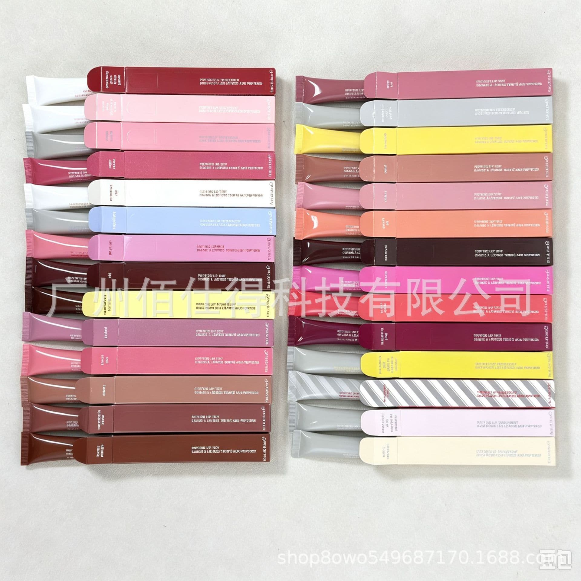 In Stock Hailey Same Style hailey Lip Balm Moisturizing Lip Gloss Tinted Polypeptide Lip Glaze Lip Tint Lipstick 25 Colors
