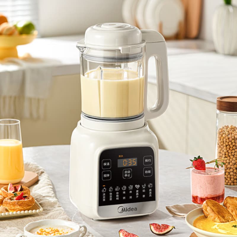 Midea Blender 1.2L Home Use Multi-functional Soymilk Maker Cold/Hot Food Processor Juicer MJ-PB50G2-001