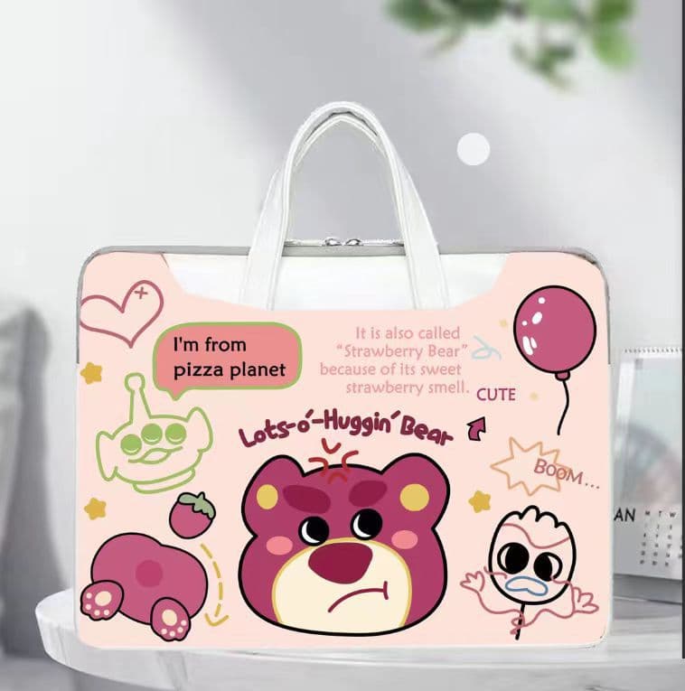 Cute cartoon printed computer bag, 13.3/14/15.6-inch laptop bag, tablet sleeve for dropshipping
