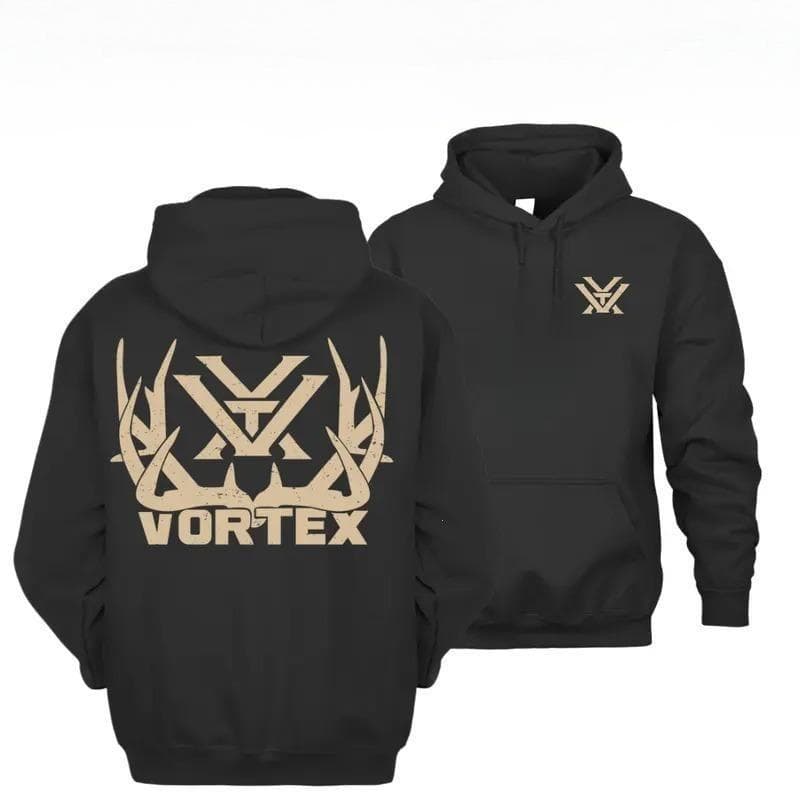 [Cross-border EU Size] Hunting Hoodie – Bold Vortex Logo with Antler