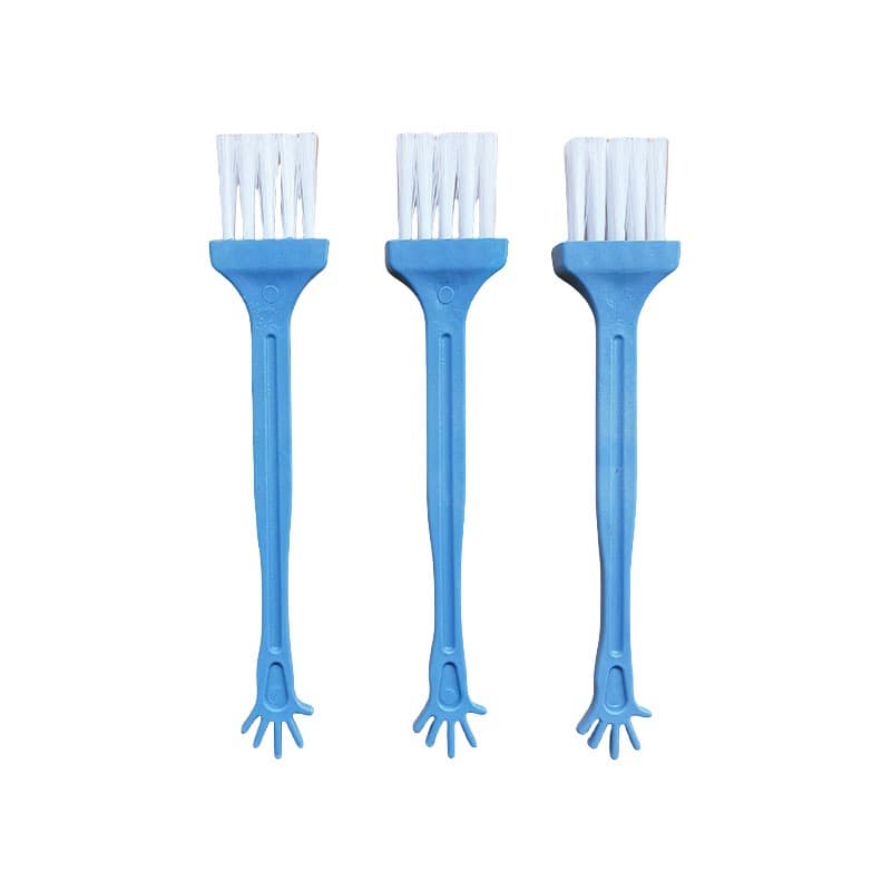Five-finger Brush for Computer Keyboard Cleaning, Electric Mosquito Swatter, Plastic Handle and Bristles for Electronics Dusting