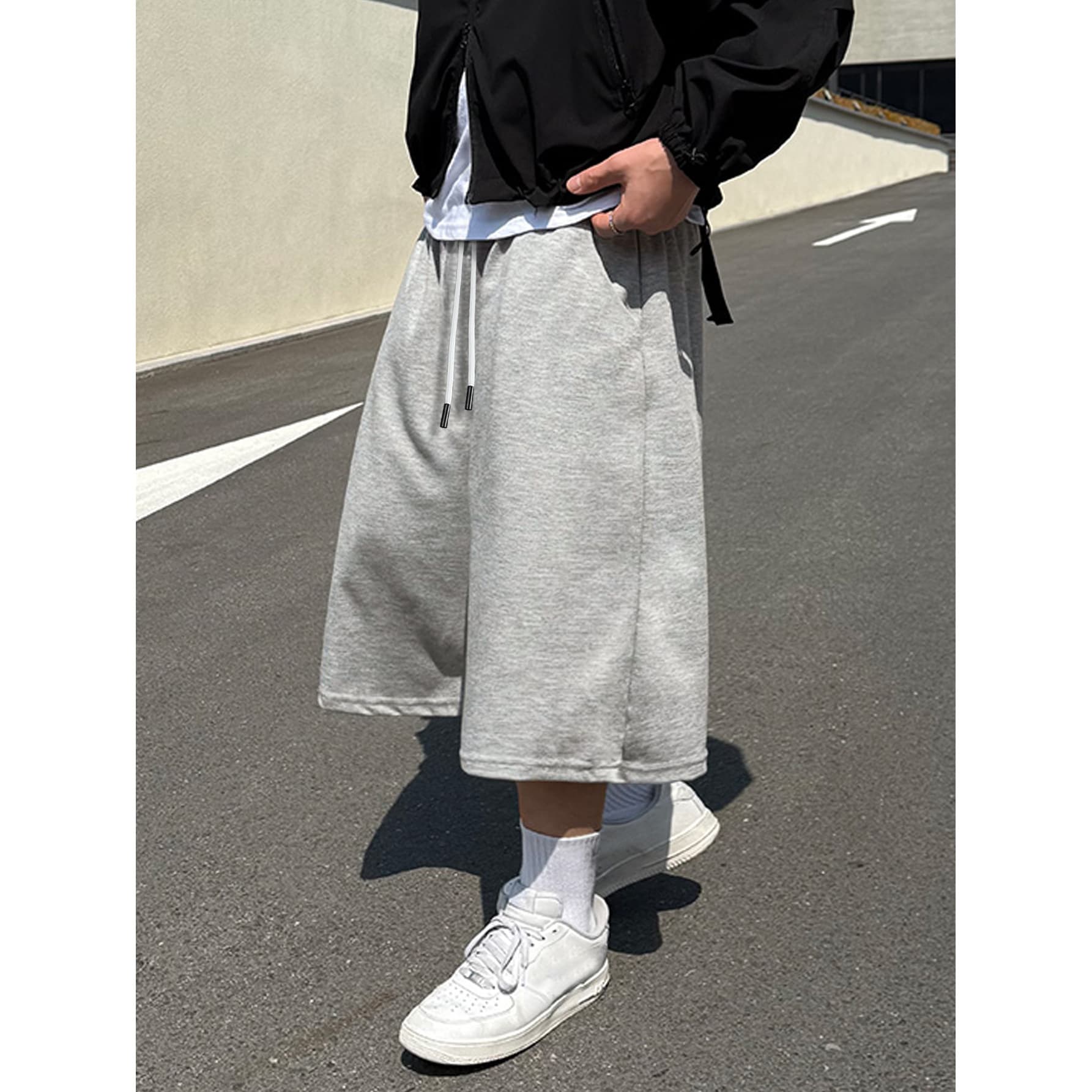 [Factory Direct] Ouma Cross-Border Exclusive English Wash Label Casual Comfortable Trendy Bermuda Shorts Outdoor Sports
