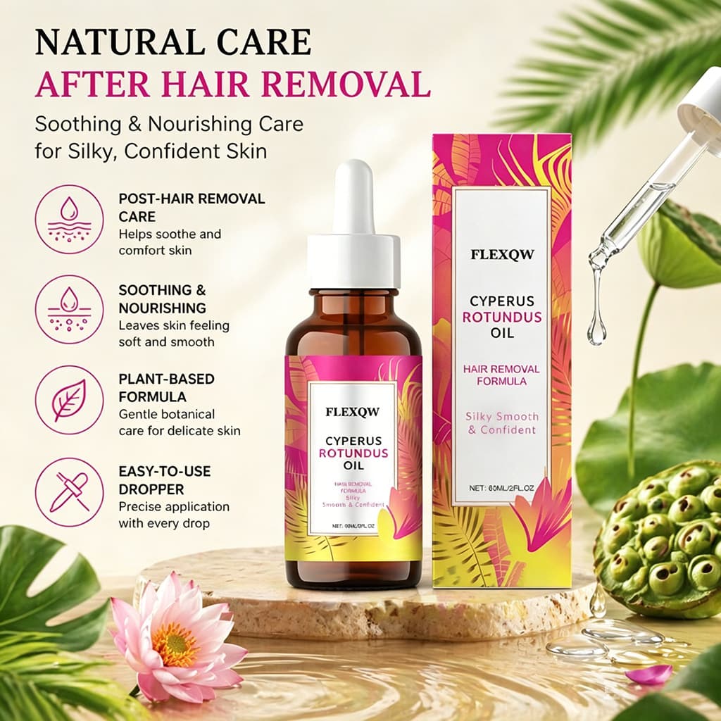 Hot-Selling In-Stock Cross-Border Hair Removal Care Essential Oil, Gentle Skin Protection, Cleansing, Mild Patchouli Essential Oil, Pure Oil Care