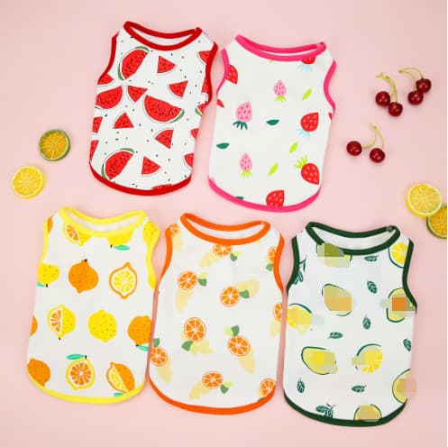 Cross-border Thin Vest Dog Clothes for Small Dogs, Teddy, Puppy, Pet Apparel Spring and Summer