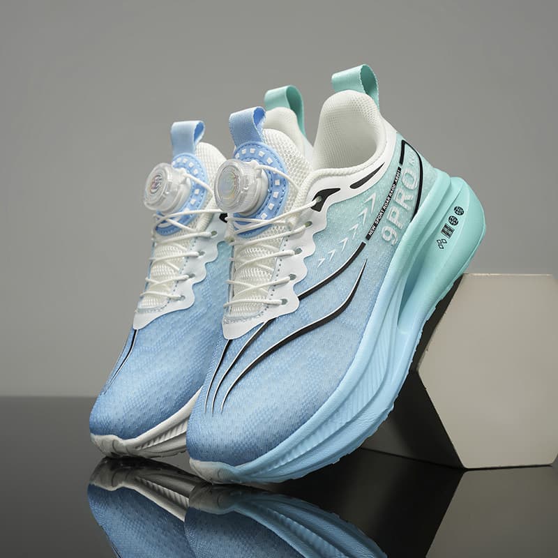 Summer Kids Professional Running Shoes Boys Breathable Carbon Plate Sports Shoes Mid-Large Kids 2026 New Mesh Shoes