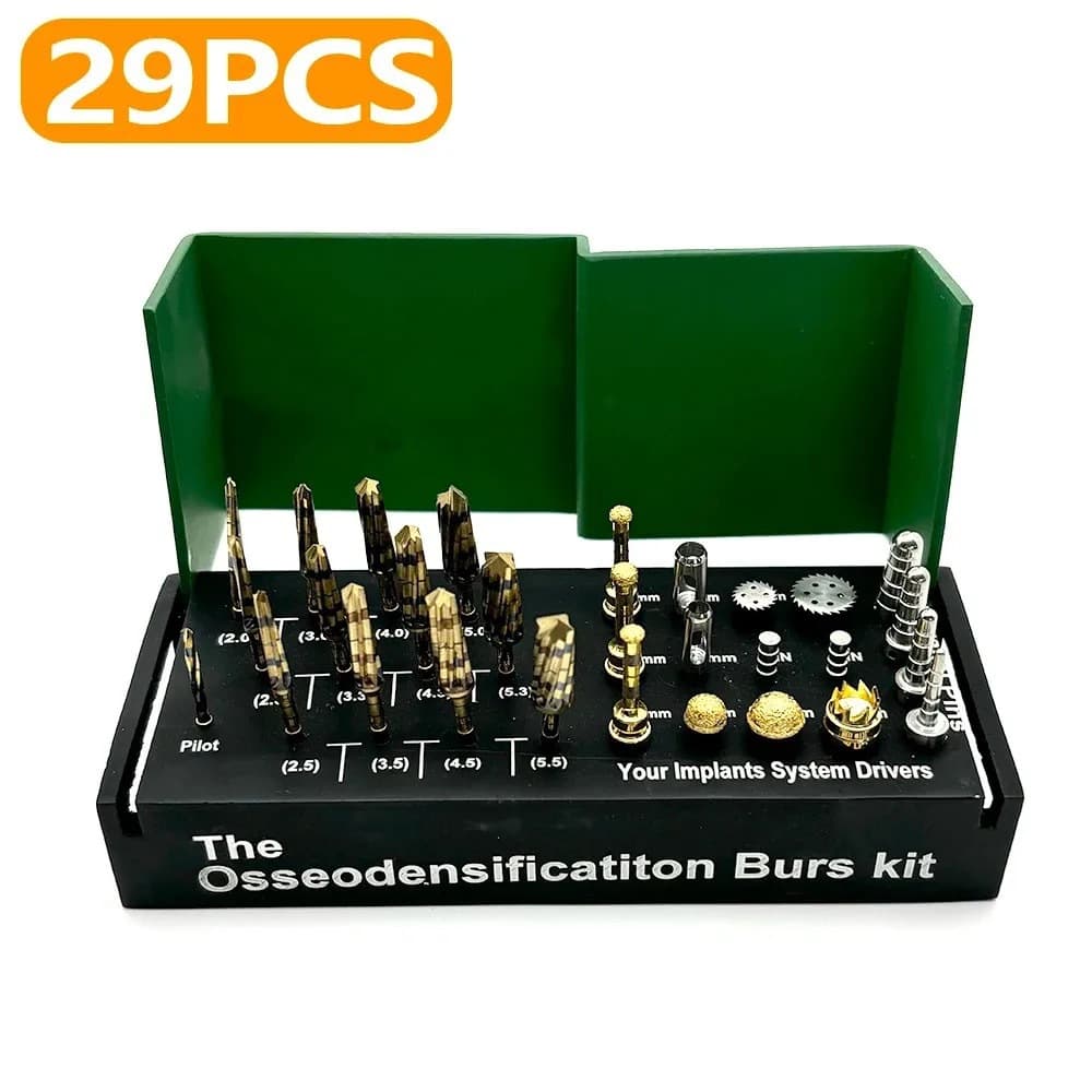 Dental Implant Drill Bit Set of 29 Pieces, Positioning and Expanding Drill Bits, Minimum Order of 3 Pieces