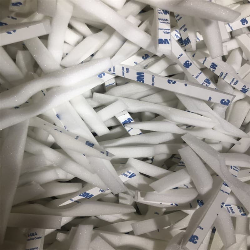Sponge nose bridge with glue sponge strip production slow rebound cotton mask sponge strip with back double-sided adhesive nose bridge strip