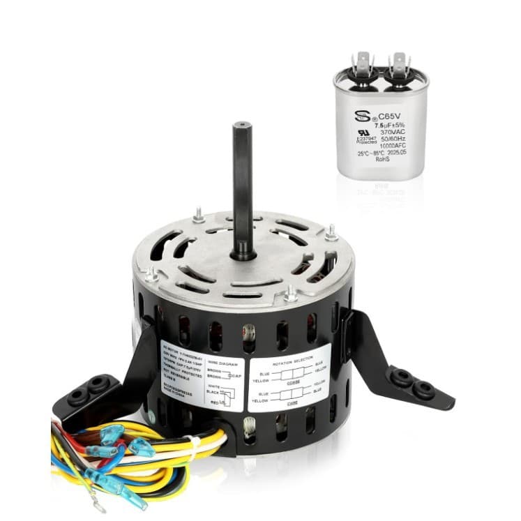 5KCP39GGP993AS furnace blower motor, 1/3 HP, voltage 208-230V, bolt