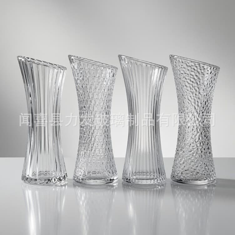 New personalized gradient girdle oblique mouth vase multi-style creative vase living room bedroom home ornaments decoration