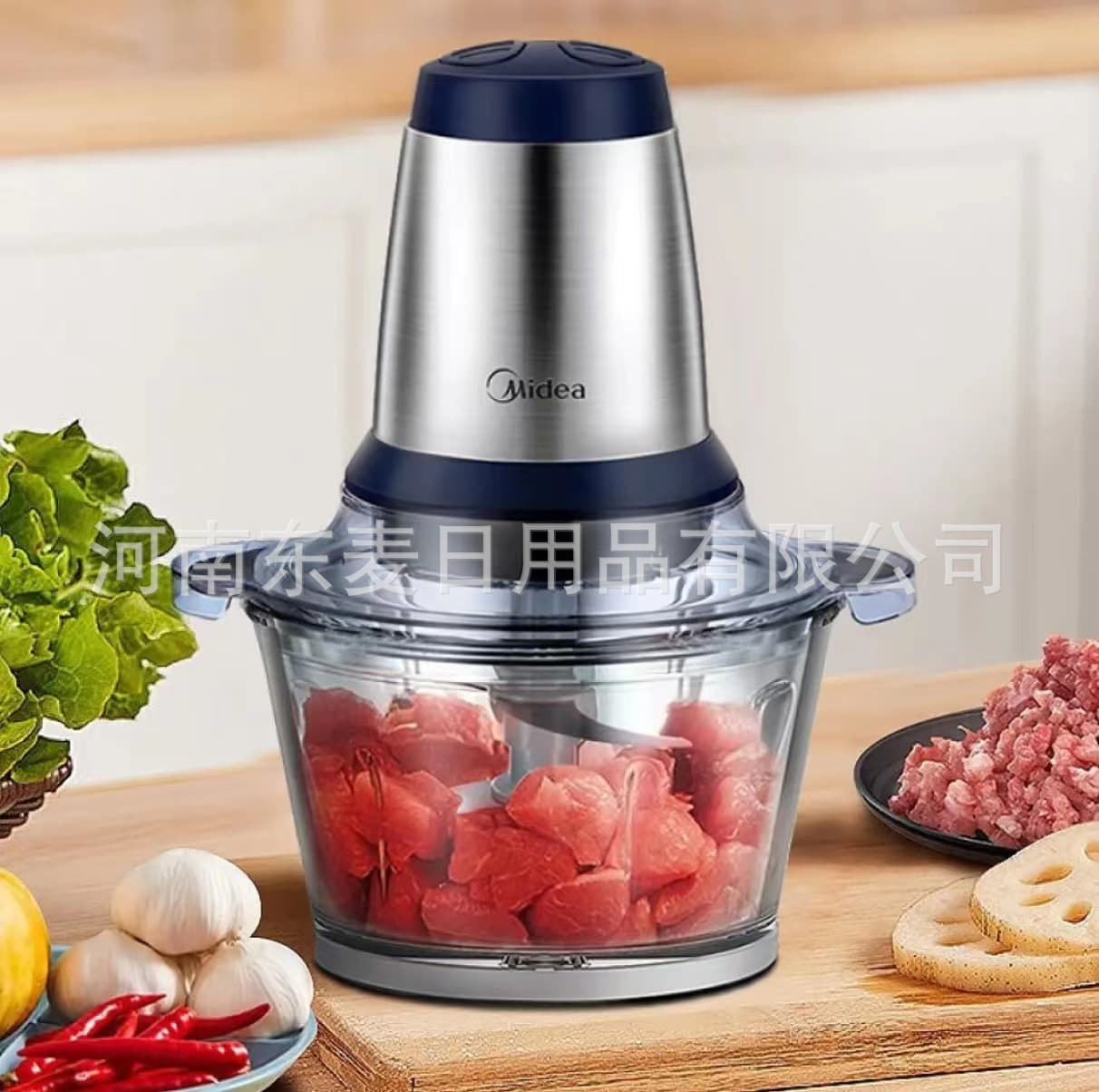 Midea Midea meat grinder household food supplement machine cooking machine meat grinder desktop mixer LZ25Easy225
