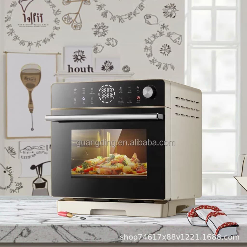 Guangding & Fulai Bear New Pro Home Steam, Bake, and Air Fry Combo with Micro Air Fryer, Microwave, and Oven 3-in-1