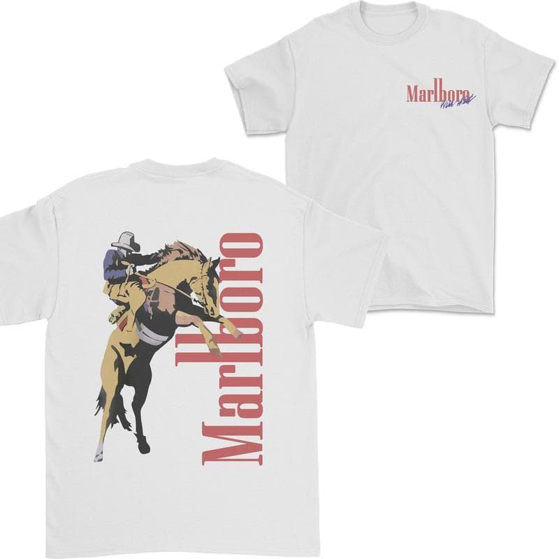 [Cross-border EU Size] Vintage Marlboro Wild West Shirt, Cowboy Unisex