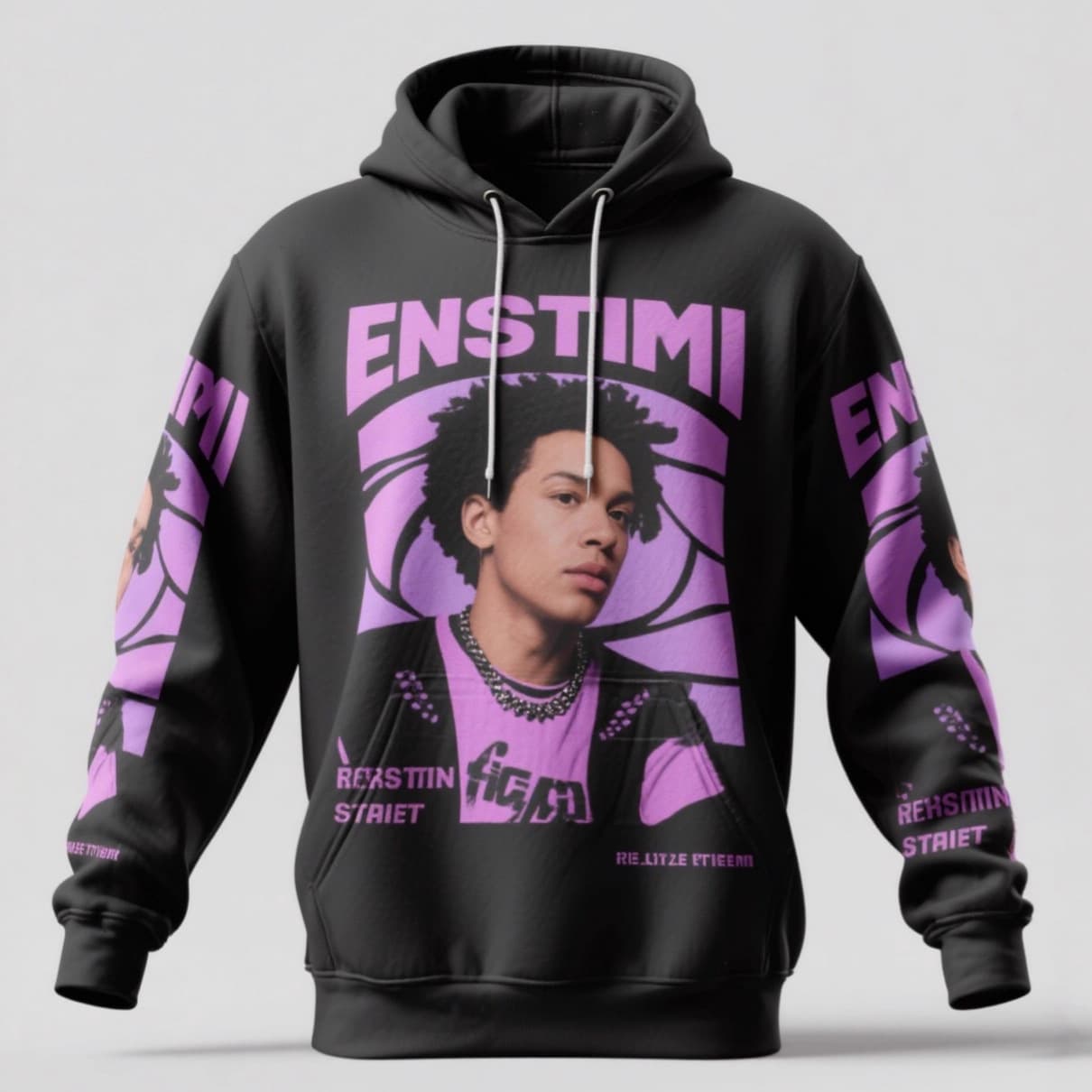 Custom Digital Print Pullover Hoodie for Men, European and American Autumn/Winter Fleece Thermal Sublimation Thick Hooded Coat for Export