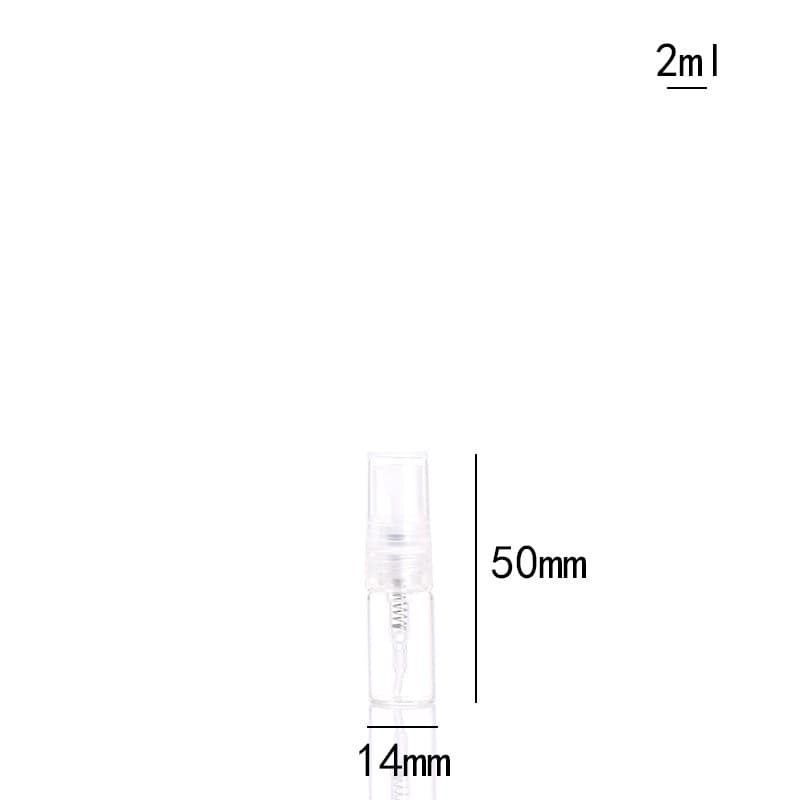 Factory Direct 2ml 3ml 5ml 10ml Perfume Floral Water Dispensing Bottle Perfume Sample Bottle Glass Spray Bottle